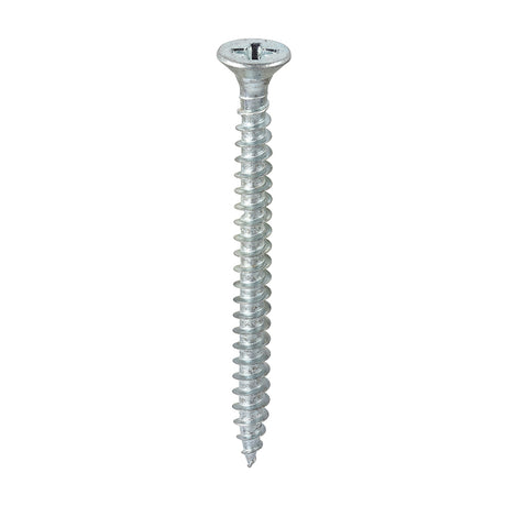 This is an image of Timco - Solo Chipboard & Woodscrews - PZ - Double Countersunk - Zinc 6.0 x 70mm - (200 PCS Box) 60070SOLOZ