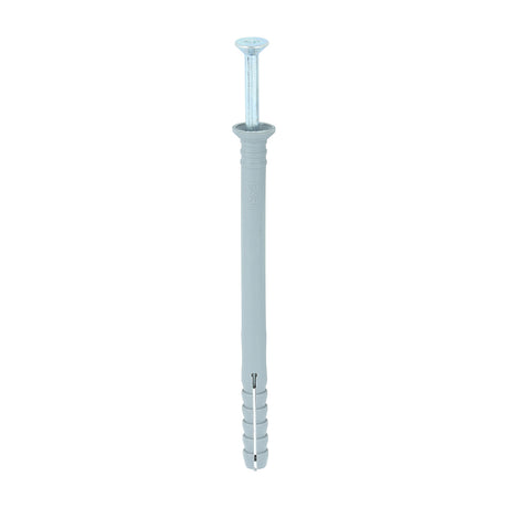This is an image of Timco - Nylon Hammer Fixing - PZ - Zinc 6.0 x 80mm - (200 PCS Box) 60080HF