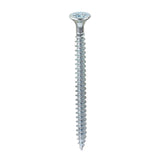 This is an image of Timco - Solo Chipboard & Woodscrews - PZ - Double Countersunk - Zinc 6.0 x 80mm - (200 PCS Box) 60080SOLOZ