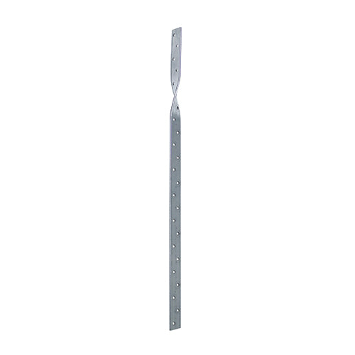 This is an image of Timco - Restraint Straps - Heavy Duty - Twisted - Galvanised 500/100mm 600TRSH