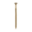 This is an image of Timco - C2 Clamp-Fix Screws - TX - Double Countersunk with Ribs - Twin-Cut - Yellow 6.0 x 100mm - (100 PCS Box) 60100C2C