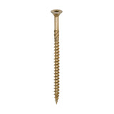 This is an image of Timco - C2 Clamp-Fix Screws - TX - Double Countersunk with Ribs - Twin-Cut - Yellow 6.0 x 100mm - (100 PCS Box) 60100C2C