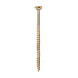 This is an image of Timco - Solo Chipboard & Woodscrews - PZ - Double Countersunk - Yellow 6.0 x 100mm - (100 PCS Box) 60100SOLOC