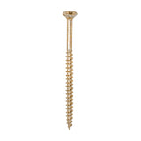This is an image of Timco - Solo Chipboard & Woodscrews - PZ - Double Countersunk - Yellow 6.0 x 100mm - (100 PCS Box) 60100SOLOC