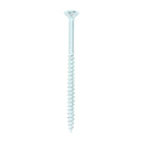 This is an image of Timco - Solo Chipboard & Woodscrews - PZ - Double Countersunk - Zinc 6.0 x 100mm - (100 PCS Box) 60100SOLOZ