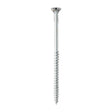 This is an image of Timco - Solo Chipboard & Woodscrews - PZ - Double Countersunk - Zinc 6.0 x 120mm - (100 PCS Box) 60120SOLOZ