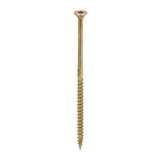 This is an image of Timco - C2 Clamp-Fix Screws - TX - Double Countersunk with Ribs - Twin-Cut - Yellow 6.0 x 130mm - (100 PCS Box) 60130C2C