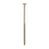 This is an image of Timco - Classic Multi-Purpose Screws - PZ - Double Countersunk - Yellow 6.0 x 130mm - (100 PCS Box) 60130CLAF