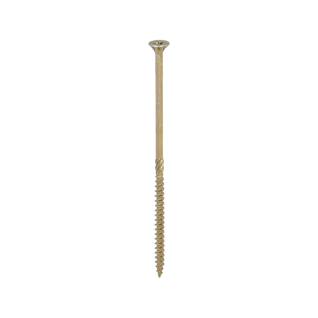 This is an image of Timco - C2 Strong-Fix Screws - PZ - Double Countersunk - Twin-Cut - Yellow 6.0 x 150mm - (100 PCS Box) 60150C2
