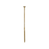 This is an image of Timco - C2 Strong-Fix Screws - PZ - Double Countersunk - Twin-Cut - Yellow 6.0 x 180mm - (100 PCS Box) 60180C2