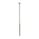This is an image of Timco - Solo Woodscrews - PZ - Double Countersunk - Yellow 6.0 x 180mm - (100 PCS Box) 60180SOLOC