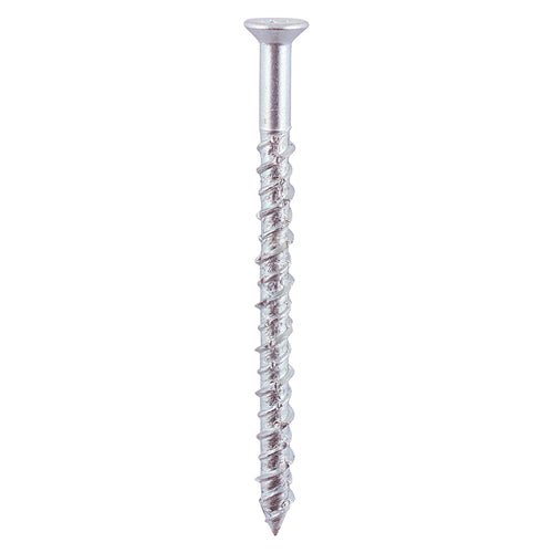 This is an image of Timco - Masonry Screws - TX - Countersunk - Zinc 6.0 x 100mm - (100 PCS Box) 6100MFCSK
