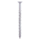 This is an image of Timco - Masonry Screws - TX - Countersunk - Zinc 6.0 x 100mm - (100 PCS Box) 6100MFCSK