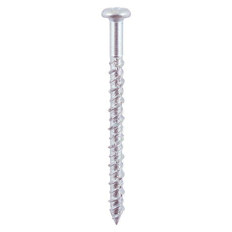 This is an image of Timco - Masonry Screws - TX - Pan - Zinc 6.0 x 100mm - (100 PCS Box) 6100MFPAN