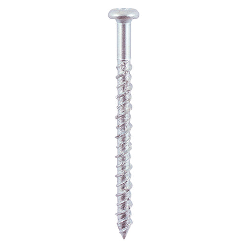 This is an image of Timco - Masonry Screws - TX - Pan - Zinc 6.0 x 100mm - (100 PCS Box) 6100MFPAN