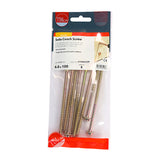 This is an image of Timco - Solo Coach Screws - Hex Flange - Yellow 6.0 x 100mm - (8 PCS TIMpac) 6100SCSYP