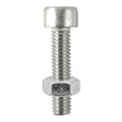 This is an image of Timco - Socket Screws & Hex Nuts - Cap - Stainless Steel M6 x 16mm - (8 PCS TIMpac) 616CAPSSP