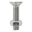 This is an image of Timco - Socket Screws & Hex Nuts - Countersunk - Stainless Steel M6 x 16mm - (8 PCS TIMpac) 616CSKSSP