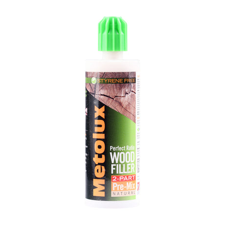 This is an image of Timco - Metolux 2 Part Pre-Mixed Wood Filler - Natural 300g (1 Each Cartridge) 65419