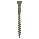 This is an image of Timco - C2 Deck-Fix Screws - TX - Countersunk with Ribs - Twin-Cut - Green 4.5 x 65mm - (250 PCS Box) 65C2D250BX