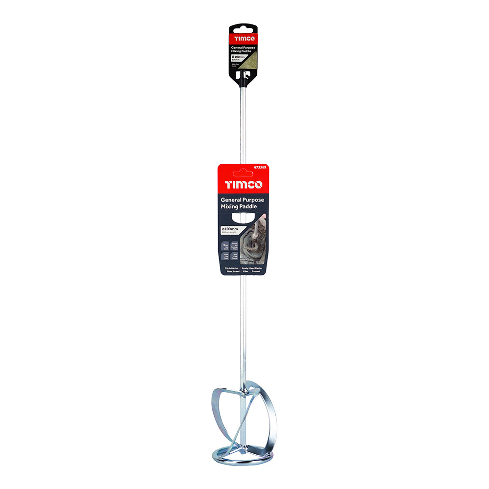 This is an image of Timco - General Purpose Mixing Paddle 100 x 600 (1 Each Clip) 673369