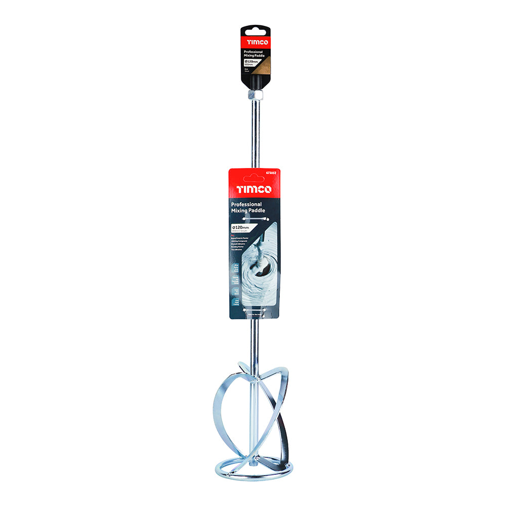 This is an image of Timco - Professional Mixing Paddle 120 x 600 (1 Each Clip) 673852