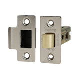 This is an image of Timco - Tubular Latch - Satin Nickel 67 case / 45 backset (1 Each TIMbag) 675900P
