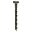 This is an image of Timco - Coach Screws - Hex - Exterior - Green 6.0 x 75mm - (10 PCS Bag) 675INCSB