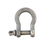 This is an image of Timco - Bow Shackles - Hot Dipped Galvanised 6mm (5 Pieces TIMpac) 6BSP