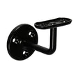 This is an image of Timco - Steel Handrail Brackets - Black 63mm (2 Pieces TIMbag) 712146P