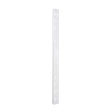 This is an image of Timco - Twin Slot Upright - White 2400mm (10 Pieces Box) 712357