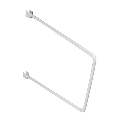 This is an image of Timco - Twin Slot Flexible Bookend - White 200mm (1 Pairs Bag) 712369
