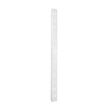 This is an image of Timco - Twin Slot Upright - White 710mm (10 Pieces Box) 712412
