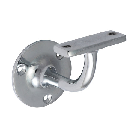 This is an image of Timco - Handrail Bracket - Polished Chrome 64mm (1 Each TIMbag) 712700P