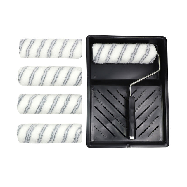 This is an image of Timco - Professional Roller Frame & Tray Set 9" (7 Pieces Bag) 720238