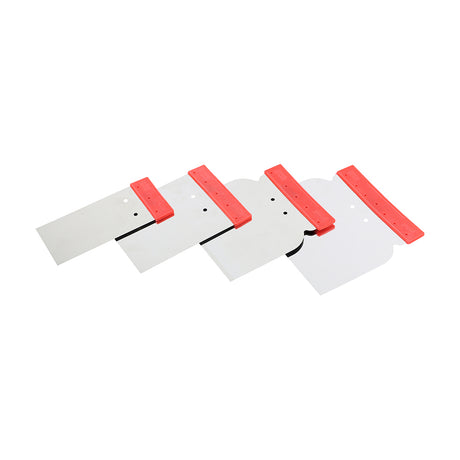 This is an image of Timco - Surface Preparation Filling Knives Set 4pcs (4 Pieces Bag) 720875