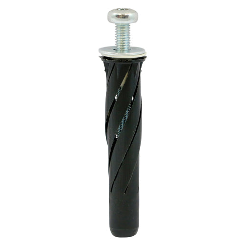 This is an image of Timco - Stella Fixings - TX - Pan - Black M5 x 65mm - (4 PCS TIMpac) 725012