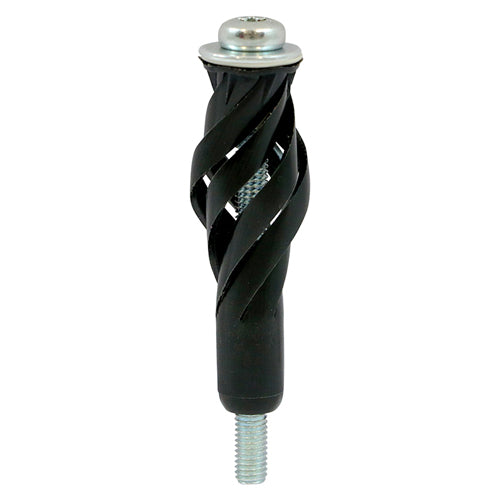This is an image of Timco - Stella Fixings - TX - Pan - Black M5 x 65mm - (4 PCS TIMpac) 725012