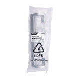 This is an image of Timco - Oval Grip Pull Handle - Satin Anodised Aluminium 228mm (1 Each Bag) 725084BX