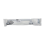 This is an image of Timco - D Shaped Pull Handle On Rose - Satin Anodised Aluminium 305 x 19 (1 Each Bag) 725094BX