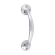 This is an image of Timco - Bow Handle - Satin Anodised Aluminium 145mm (1 Each TIMpac) 725096