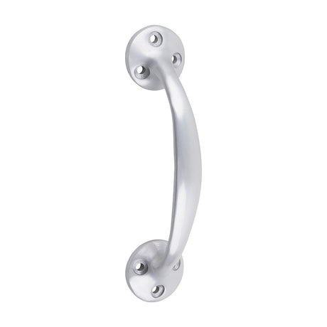 This is an image of Timco - Bow Handle - Satin Anodised Aluminium 145mm (1 Each TIMpac) 725096