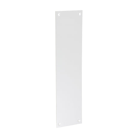 This is an image of Timco - Finger Plate - Satin Anodised Aluminium 305 x 76 (1 Each Bag) 725137BX