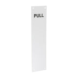 This is an image of Timco - Finger Plate PULL - Satin Anodised Aluminium 305 x 76 (1 Each Bag) 725138BX
