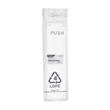 This is an image of Timco - Finger Plate PUSH - Satin Anodised Aluminium 305 x 76 (1 Each Bag) 725139BX