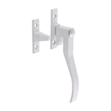 This is an image of Timco - Wedge Pattern Casement Fastener - Satin Anodised Aluminium 100mm (1 Each Bag) 725187BX