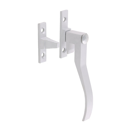 This is an image of Timco - Wedge Pattern Casement Fastener - Satin Anodised Aluminium 100mm (1 Each Bag) 725187BX