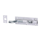 This is an image of Timco - Necked Barrel Bolt - Satin Anodised Aluminium 75 x 25 (1 Each Bag) 725224BX