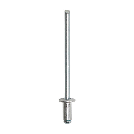 This is an image of Timco - Rivets - Dome Head - Aluminium 3.2 x 6mm - (500 PCS Box) 748456