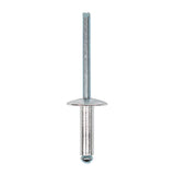 This is an image of Timco - Rivets - Flange Head - Aluminium 4.8 x 16mm - (250 PCS Box) 748735